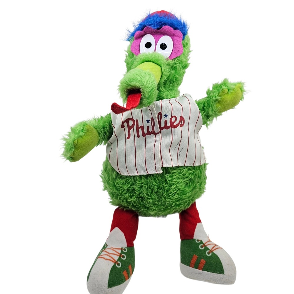 Philadelphia Phillies Phanatic Plush Mascot 17 inch The Idea Factory MLB Green